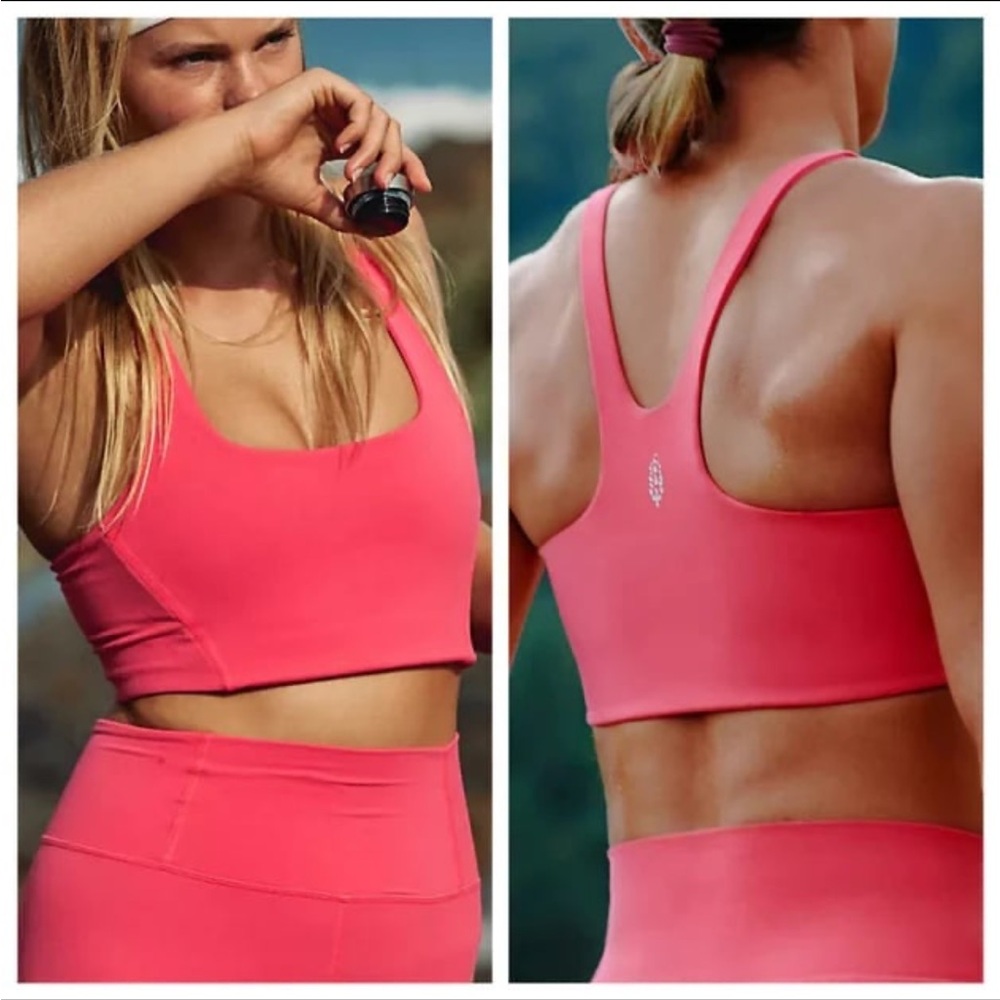 FP Movement by Free People Pink Sports Bra Crop Tank